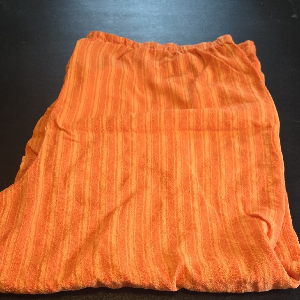 Old Navy High Waisted Linen Blend Super Wide Leg Pants